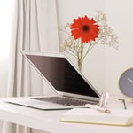 laptop flowers notebook